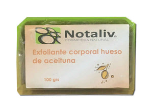 Notaliv Jabón Exfoliante con Hueso de Aceituna